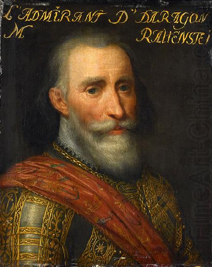 Portrait of Francisco Hurtado de Mendoza, admiral of Aragon., Jan Antonisz. van Ravesteyn